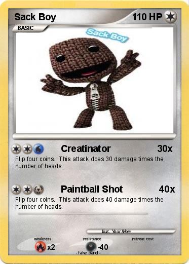 Pokemon Sack Boy