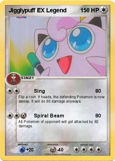 Pokemon Jigglypuff EX Legend