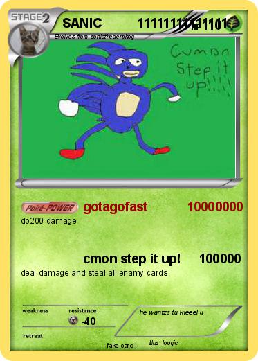 Pokemon SANIC          11111111111111