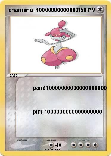 Pokemon charmina .10000000000000