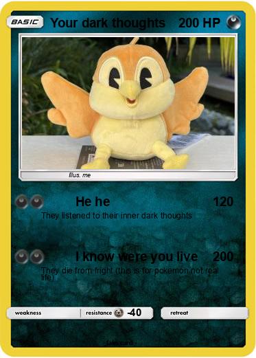 Pokemon Your dark thoughts
