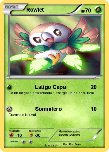 Pokemon Rowlet