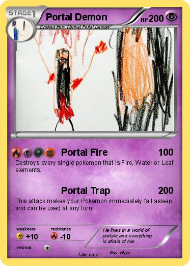 Pokemon Portal Demon