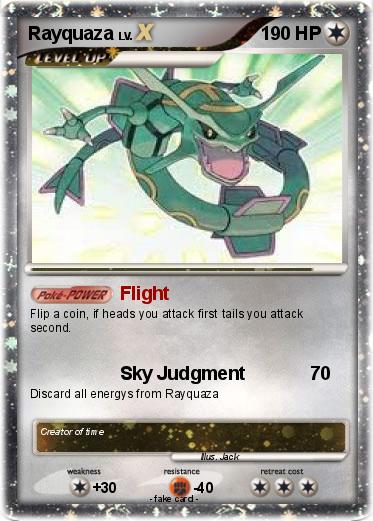 Pokémon Rayquaza 2390 2390 - Flight - My Pokemon Card