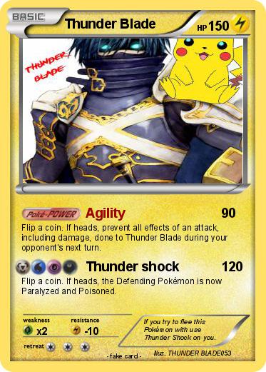 Pokemon Thunder Blade