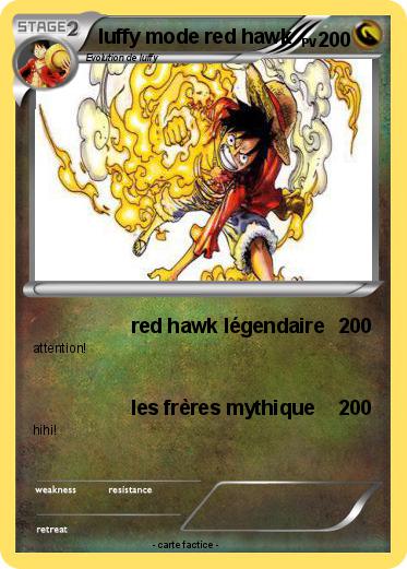 Pokemon luffy mode red hawk