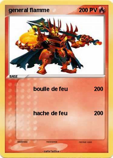 Pokemon general flamme