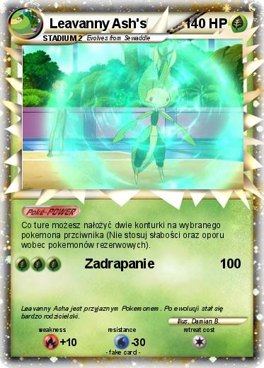 Pokemon Leavanny Ash's
