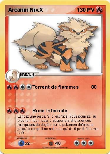 Pokemon Arcanin Niv.X