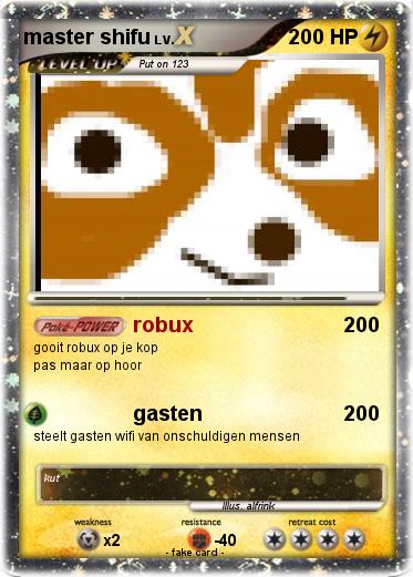 Pokemon master shifu