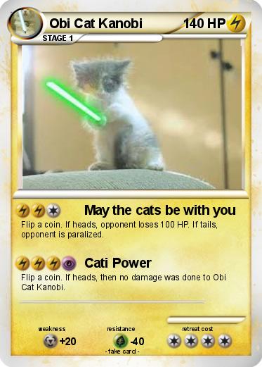 Pokemon Obi Cat Kanobi