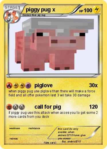 Pokemon piggy pug x