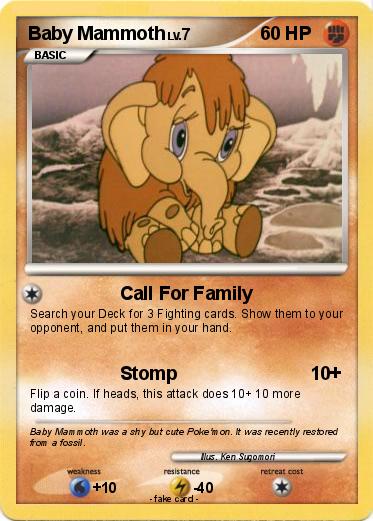 Pokemon Baby Mammoth
