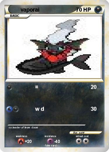 Pokemon vaporai