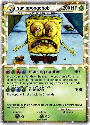 Pokemon sad spongebob