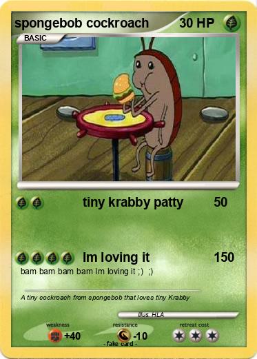 Pokemon spongebob cockroach