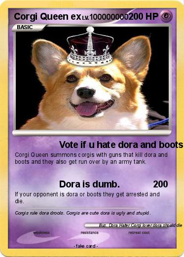 Pokemon Corgi Queen ex
