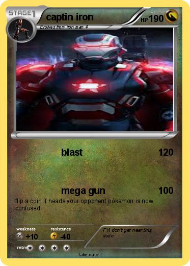 Pokemon captin iron