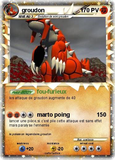 Pokemon groudon