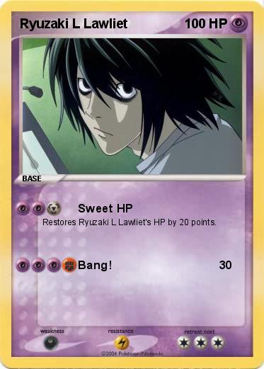 Pokemon Ryuzaki L Lawliet