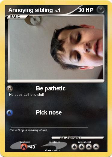 Pokemon Annoying sibling