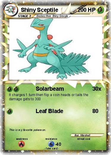 Pokemon Shiny Sceptile
