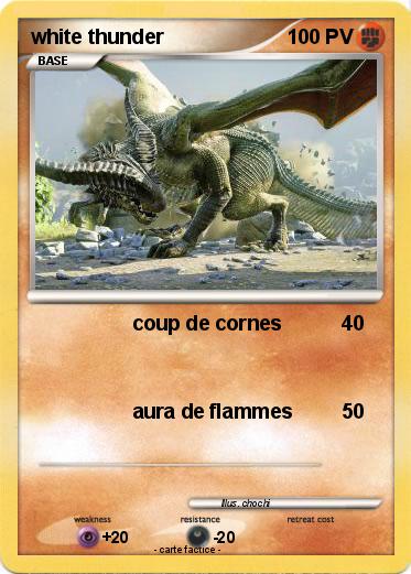 Pokemon white thunder