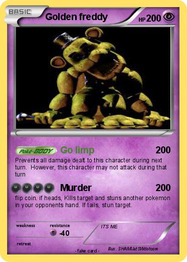 Pokemon Golden freddy