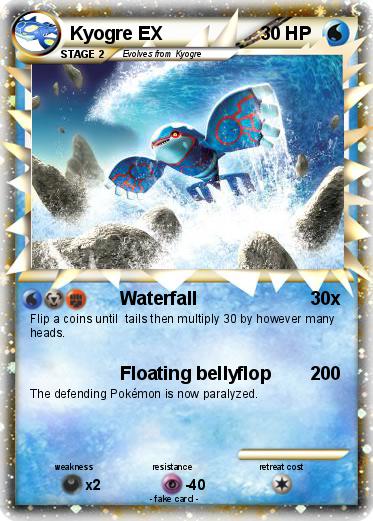 Pokemon Kyogre EX