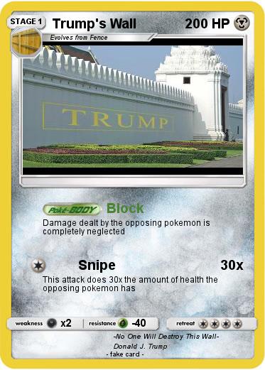 Pokemon Trump's Wall