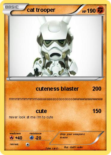 Pokemon cat trooper