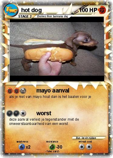 Pokemon hot dog