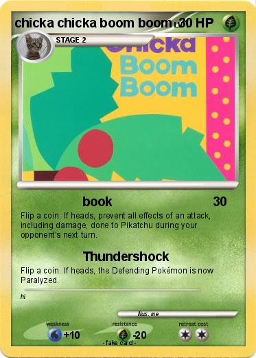 Pokemon chicka chicka boom boom