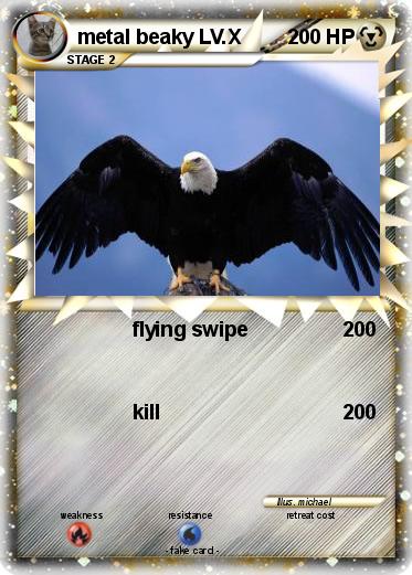 Pokemon metal beaky LV.X