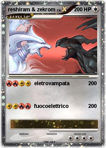 Pokemon reshiram & zekrom