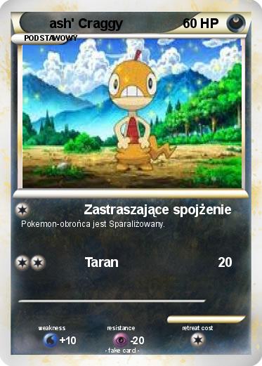 Pokemon ash' Craggy