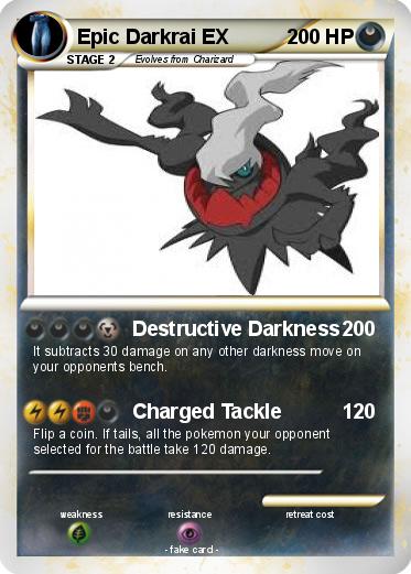 Pokemon Epic Darkrai EX