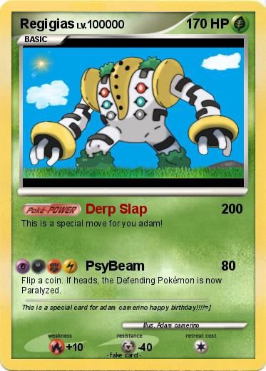 Pokemon Regigias