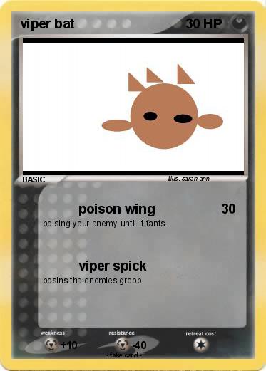 Pokemon viper bat