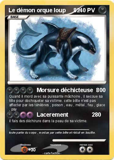 Pokemon Le démon orque loup     82