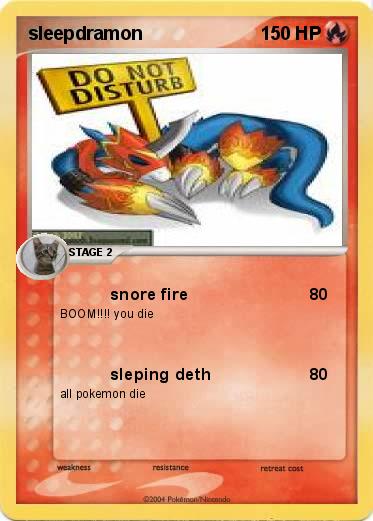 Pokemon sleepdramon