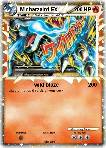 Pokemon M charzaird EX