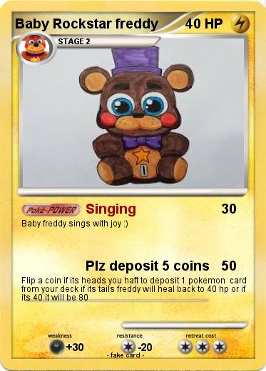 Pokemon Baby Rockstar freddy