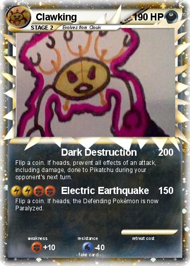 Pokemon Clawking