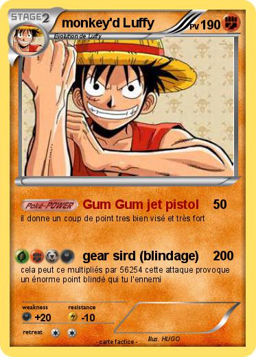 Pokemon monkey'd Luffy
