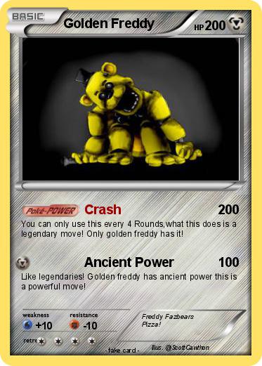 Pokemon Golden Freddy
