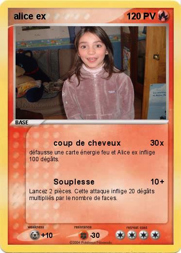 Pokemon alice ex