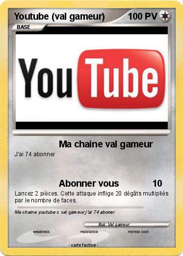 Pokemon Youtube (val gameur)
