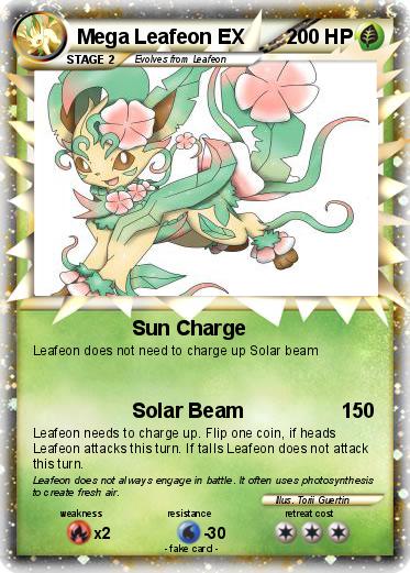 Pokemon Mega Leafeon EX