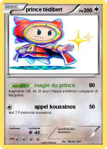 Pokemon prince tédibert